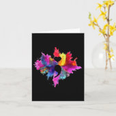 自殺防止認識度ハート形状セミコロン カード (黄色い花)