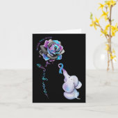 自殺防止認識度フラワーエレファントリブ カード (黄色い花)