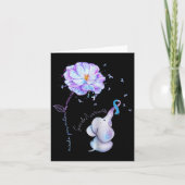 自殺防止認識度フラワーエレファントリブ カード (正面)