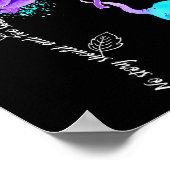 自殺防止認識度フラワーエレファントリブ ポスター (角)