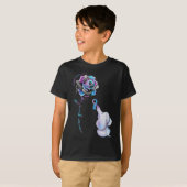 自殺防止認識度フラワーエレファントリブ Tシャツ (正面フル)