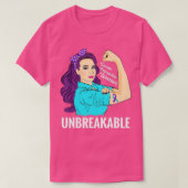 自殺防止認識度メンタルヘルス戦士 Tシャツ (デザイン正面)