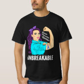 自殺防止認識度メンタルヘルス戦士 Tシャツ (正面)