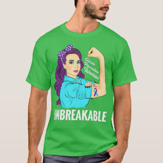 自殺防止認識度メンタルヘルス戦士 Tシャツ