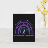 自殺防止認識度メンタルヘルス覚醒 カード (黄色い花)