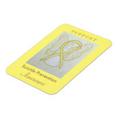 自殺防止認識度リボンエンジェルマグネット マグネット (左側)