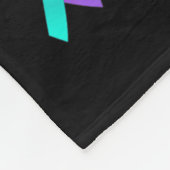 自殺防止認識度人命 フリースブランケット (角)