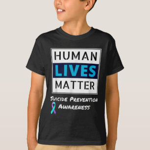 自殺防止認識度人命 Tシャツ