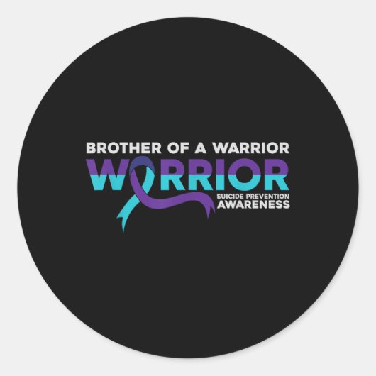 自殺防止認識度兄弟 ラウンドシール (正面)