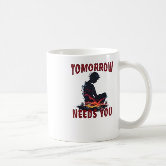 自殺防止認識度明日Need You St コーヒーマグカップ (右)