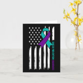 自殺防止認識度月アメリカFl カード (黄色い花)
