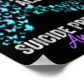 自殺防止認識度月蝶ティー ポスター (角)