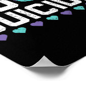 自殺防止認識度精神保健低下 ポスター (角)