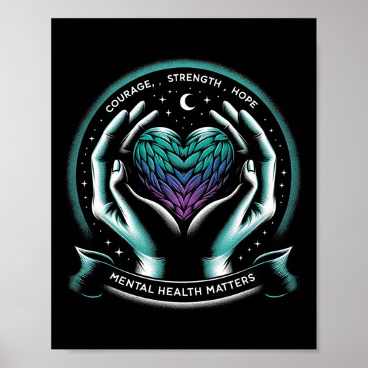 自殺防止認識度精神保健師 ポスター (正面)