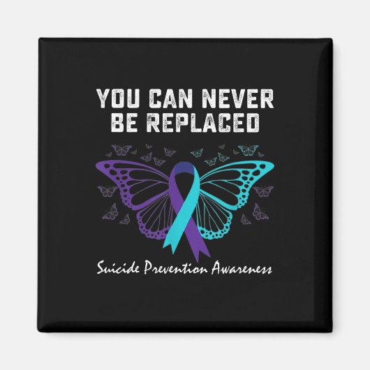 自殺防止認識度絶対に返せない マグネット (正面)