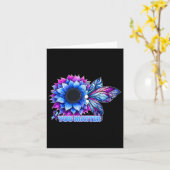 自殺防止認識度蝶セミコロン カード (黄色い花)