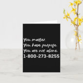 自殺防止認識度製品ホットラインライフ カード (黄色い花)