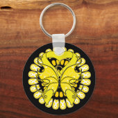 自殺防止認識度輪 キーホルダー (正面)