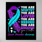 自殺防止認識度 前向きやる気を起こさせる ポスター (正面)