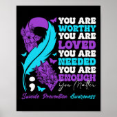 自殺防止認識度 前向きやる気を起こさせる ポスター (正面)