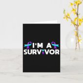 自殺防止認識度Im生存者 カード (黄色い花)