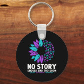 自殺防止認識度No Story Should End T キーホルダー (正面)