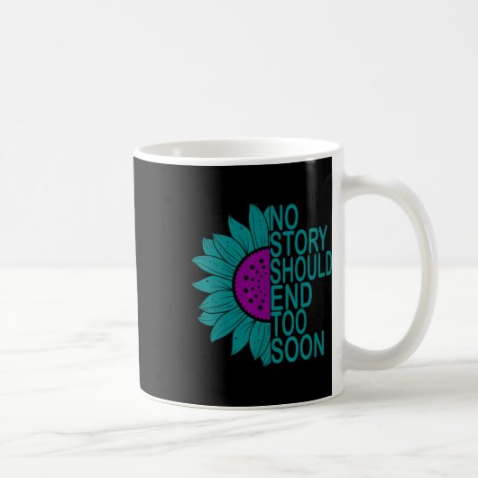 自殺防止認識度No Story Should End T コーヒーマグカップ (右)