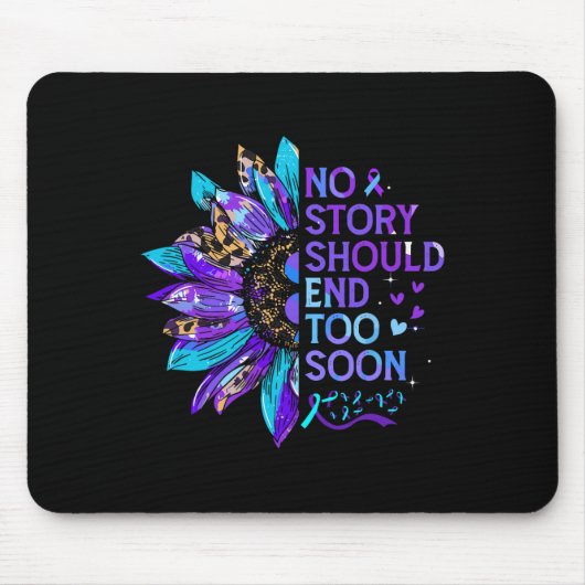 自殺防止認識度No Story Should End T マウスパッド (正面)