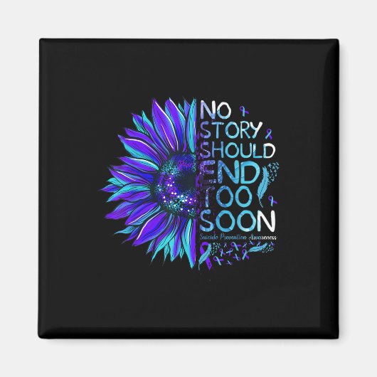 自殺防止認識度No Story Should End T マグネット (正面)