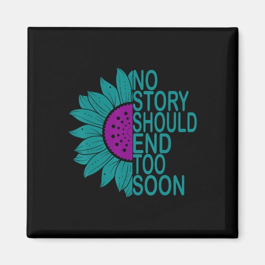 自殺防止認識度No Story Should End T マグネット (正面)