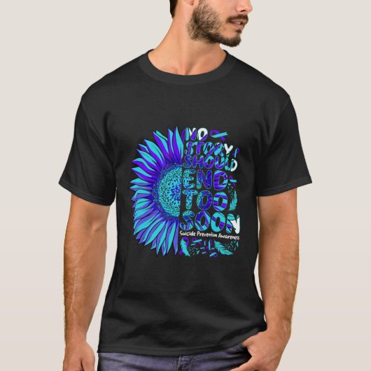 自殺防止認識度No Story Should End T Tシャツ (正面)