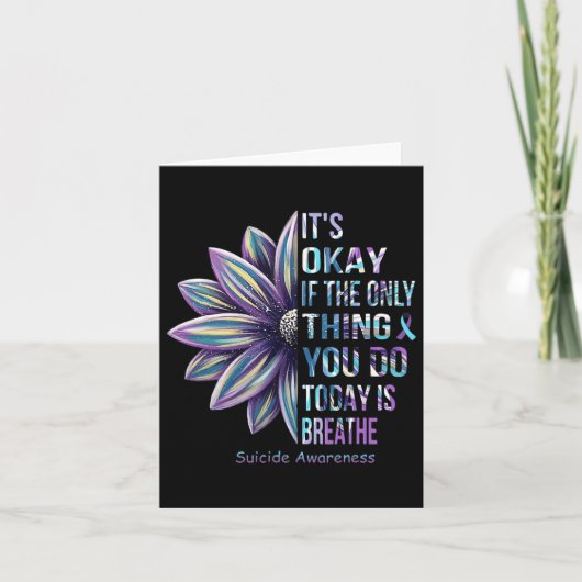 自殺防止認識度Onlはもし大丈夫 カード (正面)