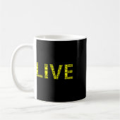 自殺防止認識度Semicolon Live コーヒーマグカップ (左)