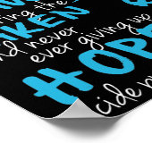 自殺防止認識度Tシャツ ポスター (角)