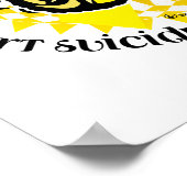 自殺防止部族蝶 ポスター (角)