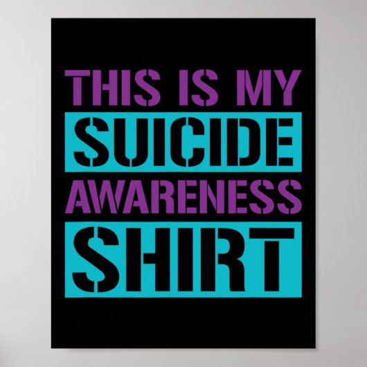 自殺防止 – これは私の自殺認識度 ポスター (正面)
