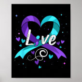 自殺防止 – セミコロン自死認識度R ポスター (正面)