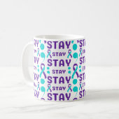 自殺防止STAYセミコロン コーヒーマグカップ (正面左)