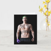 自殺隊ジョーカーのスタンスブラック カード (黄色い花)