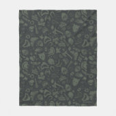 自殺隊 |キャラクターアイコンのパターン フリースブランケット (正面)