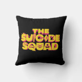 自殺隊 |キャラクターアイコンのロゴ クッション (裏面)