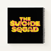 自殺隊 |キャラクターアイコンのロゴ ノートブック (裏面)