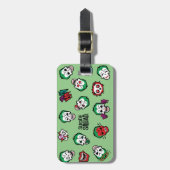 自殺隊|ジョーカー絵文字パターン ラゲッジタグ (正面縦)
