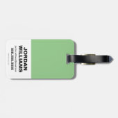 自殺隊|ジョーカー絵文字パターン ラゲッジタグ (裏面横)