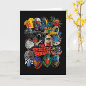 自殺隊 |スタイル化アバター カード (黄色い花)