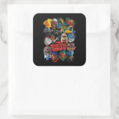 自殺隊 |スタイル化アバター スクエアシール (バッグ)