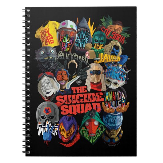 自殺隊 |スタイル化アバター ノートブック (正面)