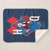 自殺隊 |ハーレークインシダ&ダイヤモンド シェルパブランケット (正面(横))