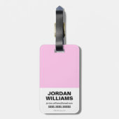 自殺隊|ハーレークインスカルタトゥーアート ラゲッジタグ (裏面縦)