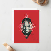 自殺隊 |ハーレークインダイヤモンドターゲット ノートカード (正面/裏面インサイチュ)